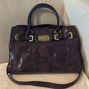 Michael Kors Hamilton Satchel Purple